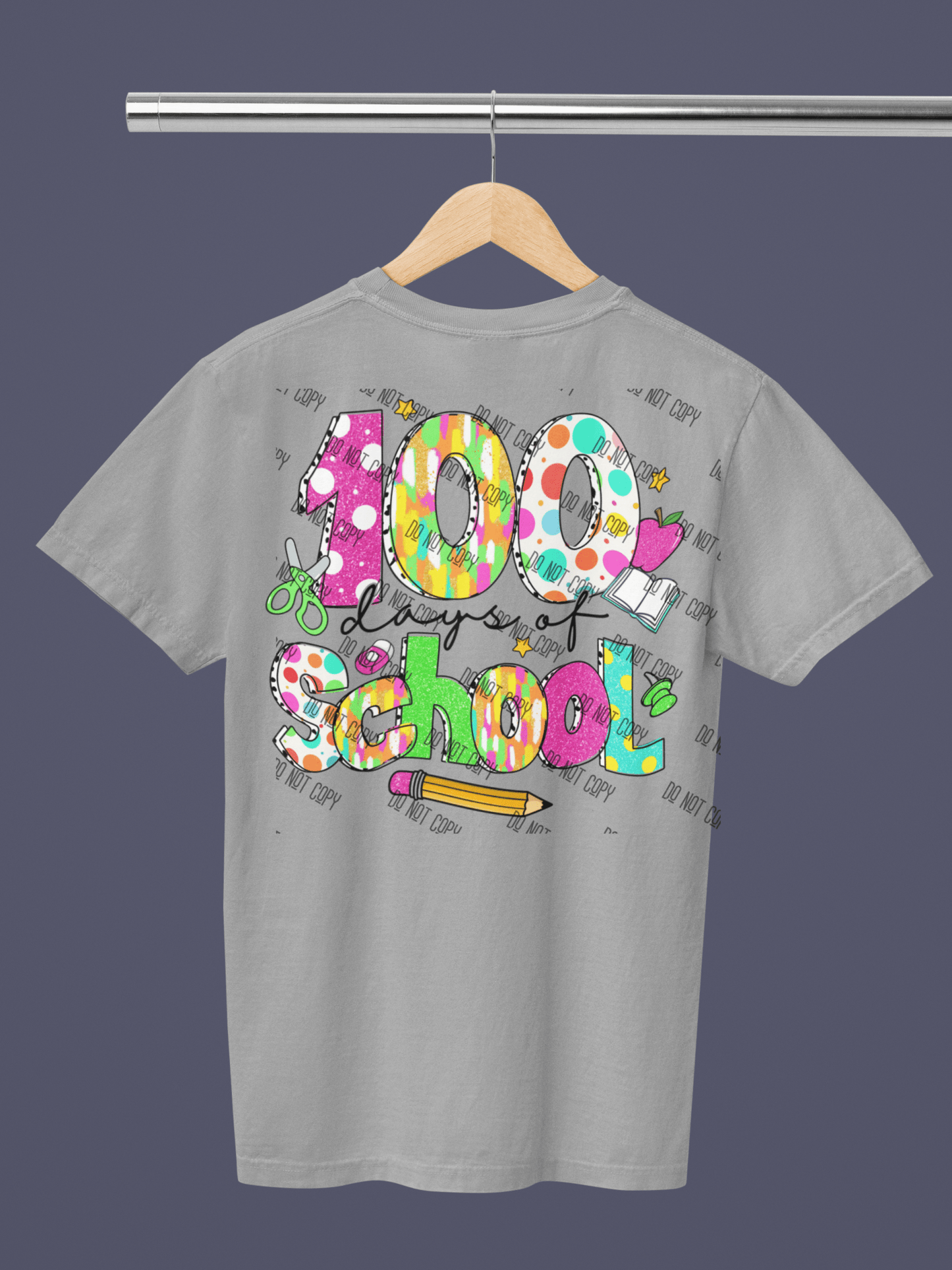 100 Days of School DTF Transfer – Celebrate a Milestone in Style! - KT SUBLIMATION, DTF AND MORE LLC