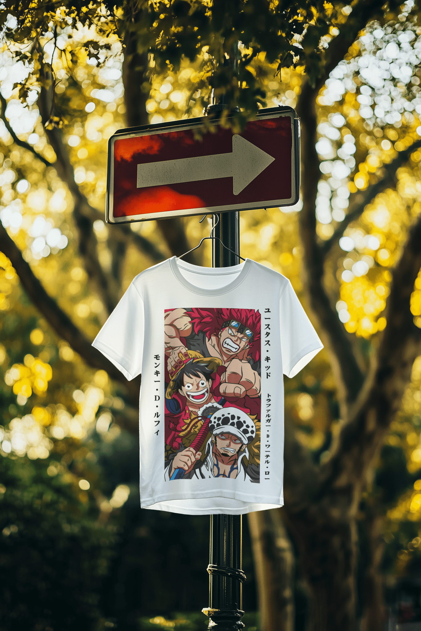 Anime Pirate Adventure DTF Transfer – Nautical Manga - Inspired Design, Ready to Press - KT SUBLIMATION, DTF AND MORE LLC