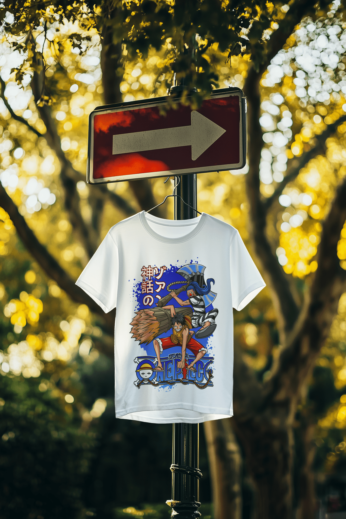 Anime Pirate Adventure DTF Transfer – Nautical Manga - Inspired Design, Ready to Press - KT SUBLIMATION, DTF AND MORE LLC