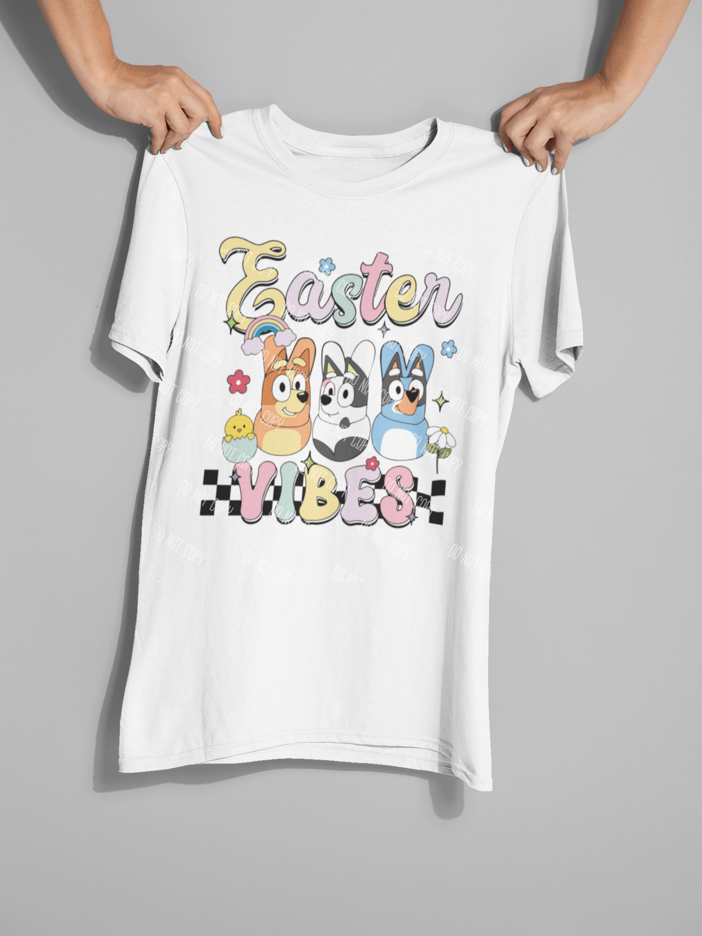 Easter DTF Transfer – Vibrant Spring Design for Custom Shirts, Bags & Gifts - KT SUBLIMATION, DTF AND MORE LLC