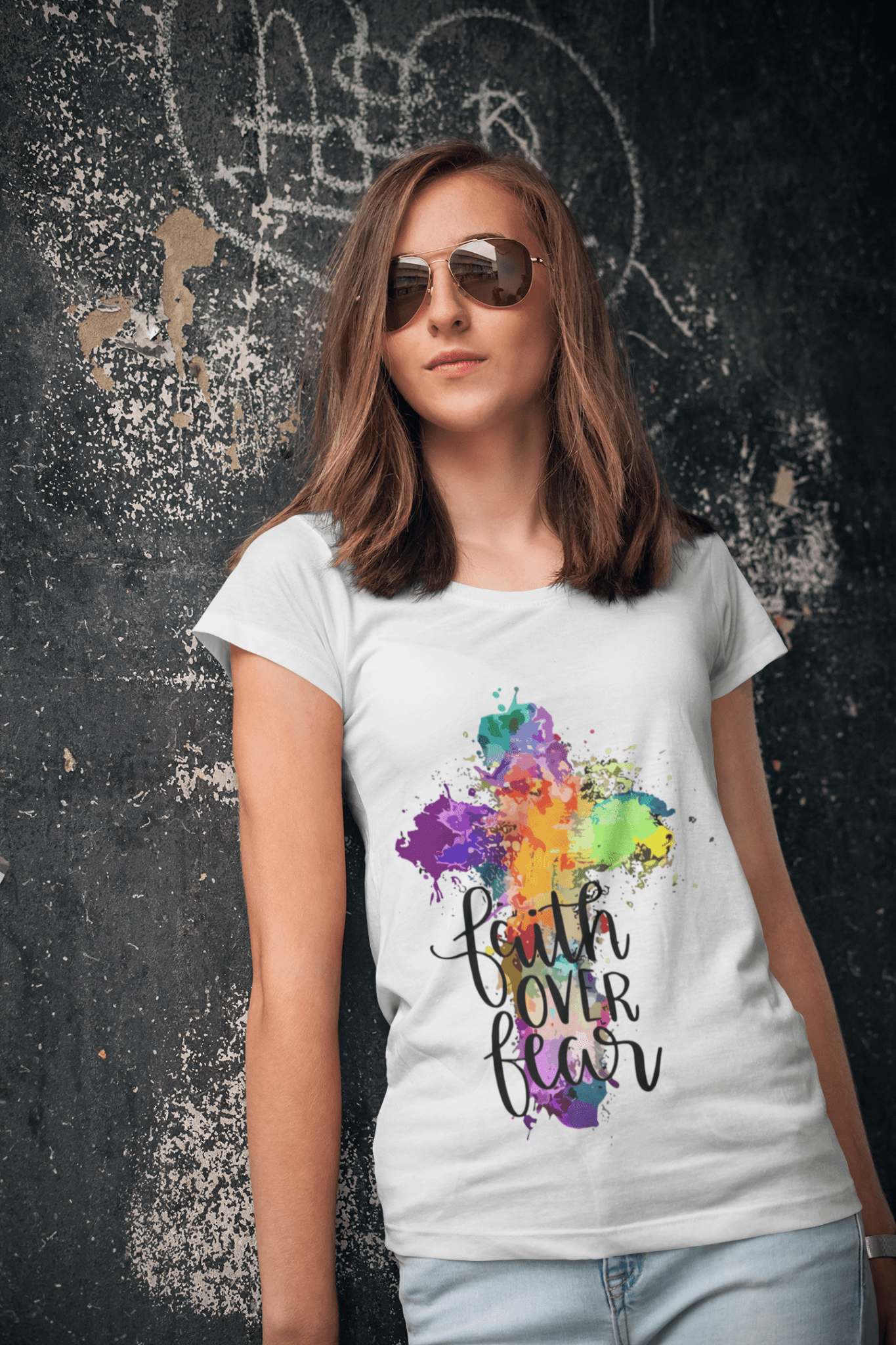 Faith over fear DTF - KT SUBLIMATION, DTF AND MORE LLC