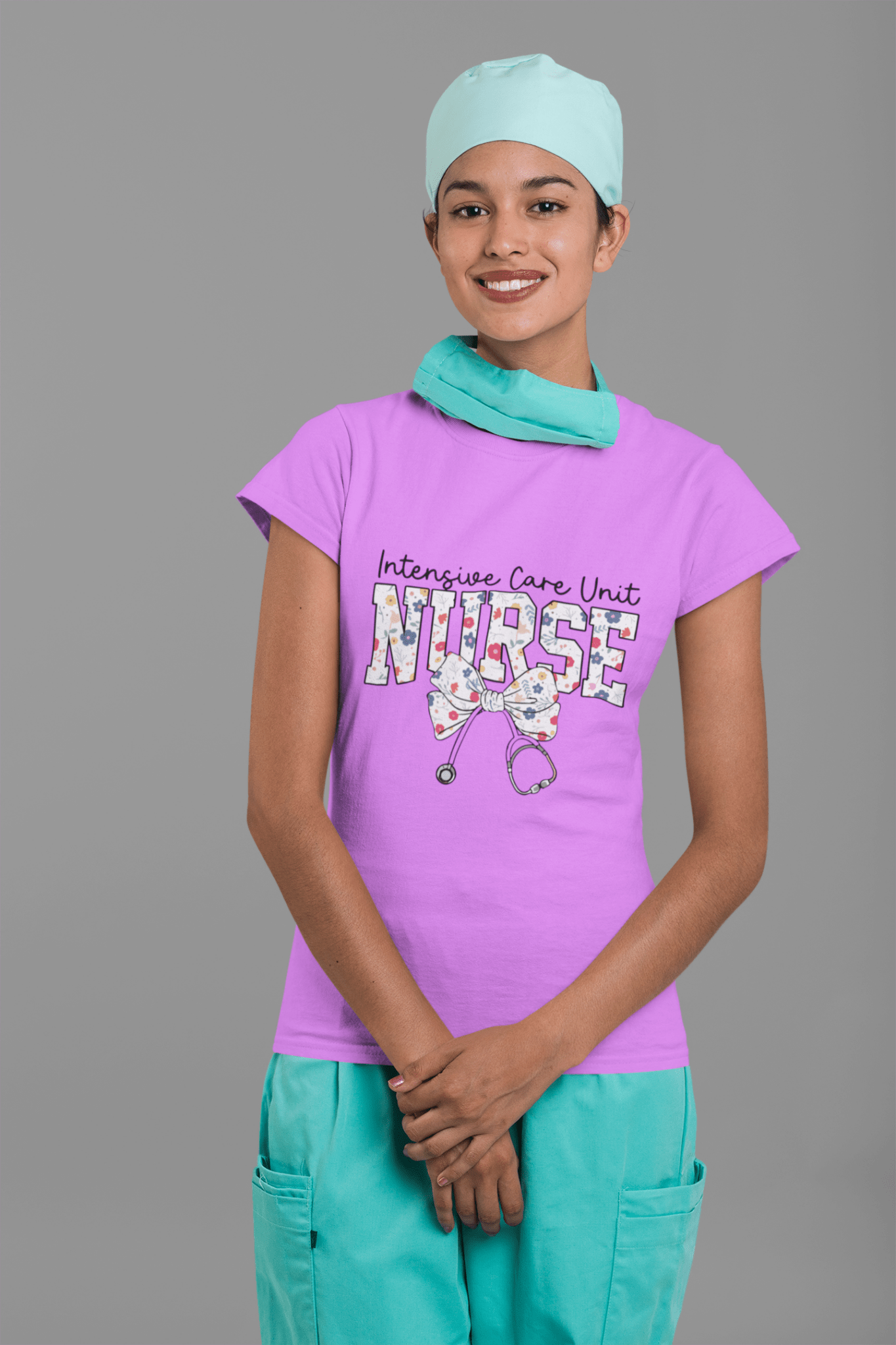 Intensive CAre Unit Nurse DTF Transfer – Ready to Press for Medical Professionals & Healthcare Workers! - KT SUBLIMATION, DTF AND MORE LLC