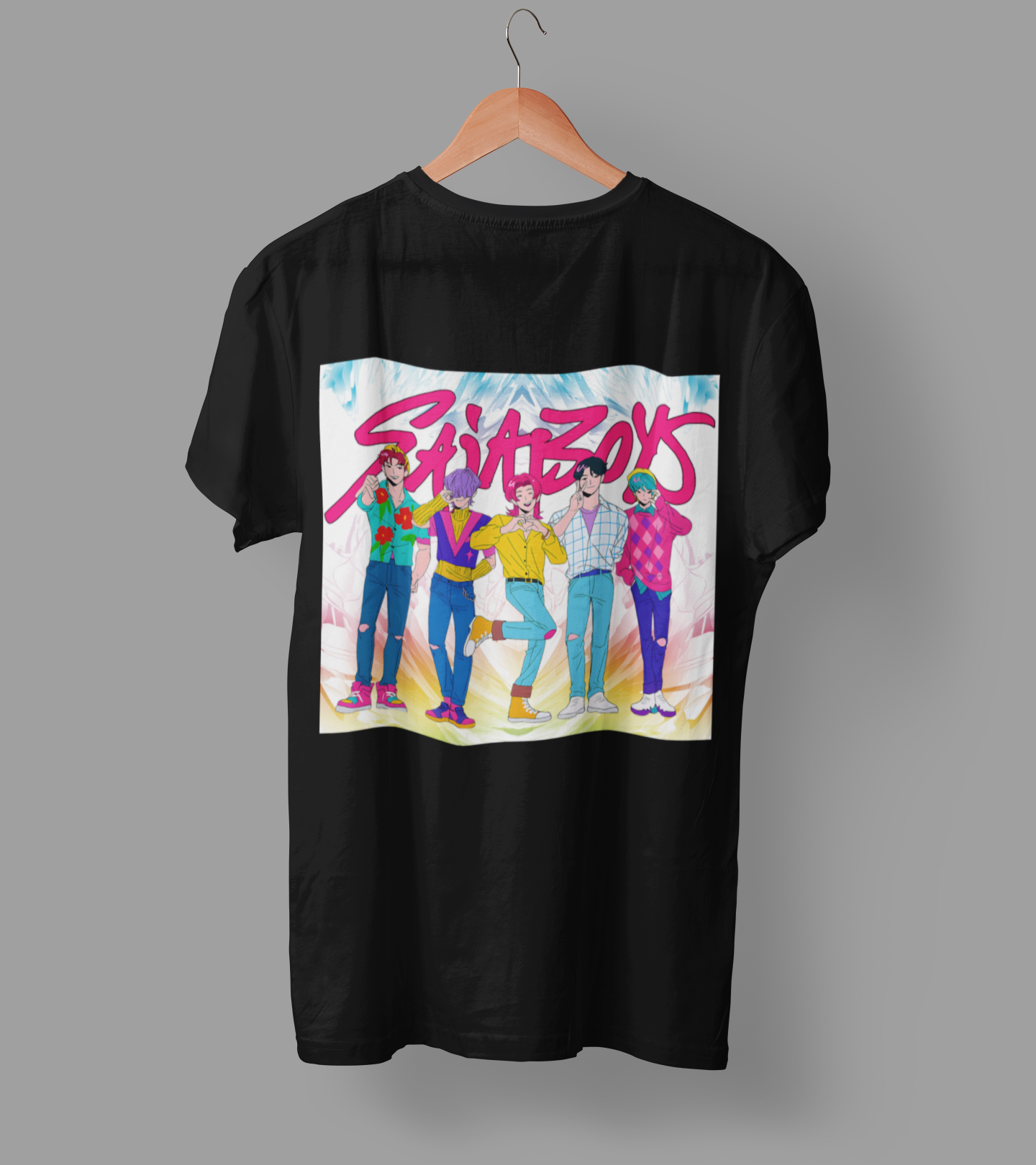 K-Pop Demon Hunter DTF Transfer | Ready-to-Press Anime-Inspired Design