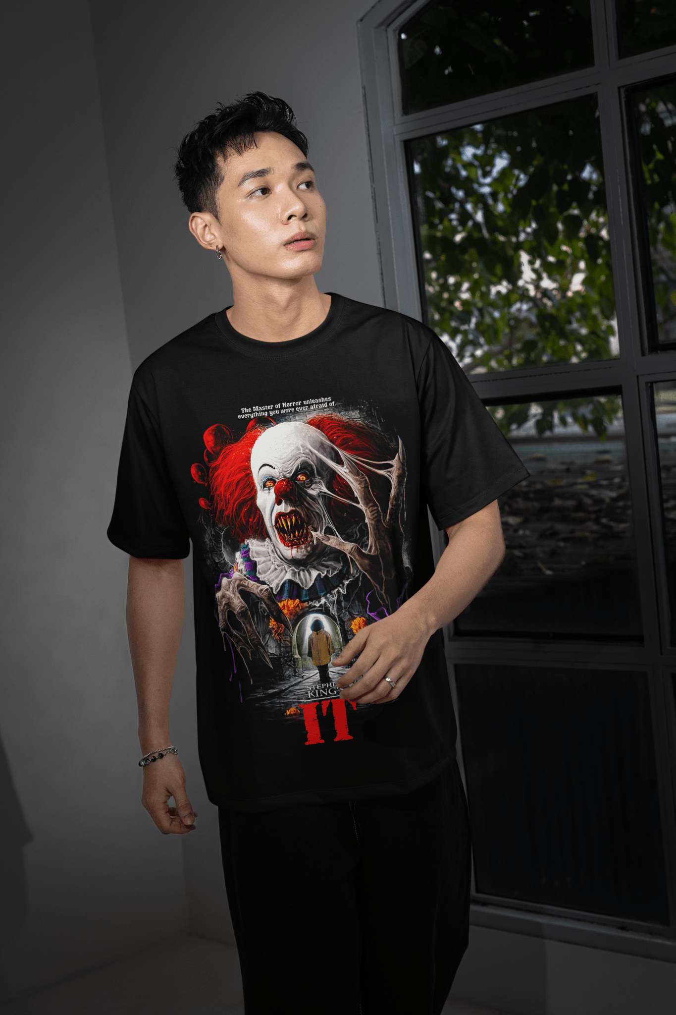 Scary Movie Halloween DTF Transfer – Spooky Horror Inspired Ready - to - Press Desig - KT SUBLIMATION, DTF AND MORE LLC