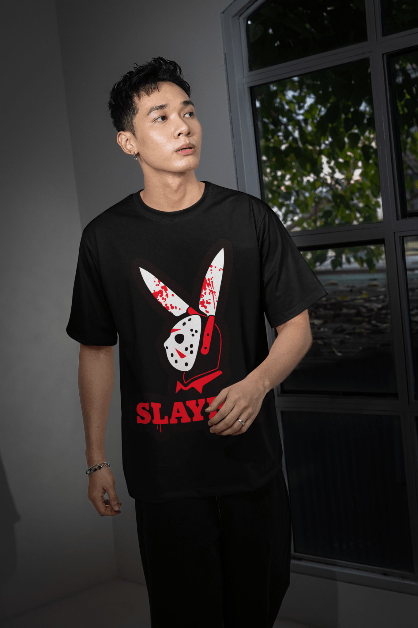 Scary Movie Halloween DTF Transfer – Spooky Horror Inspired Ready - to - Press Desig - KT SUBLIMATION, DTF AND MORE LLC