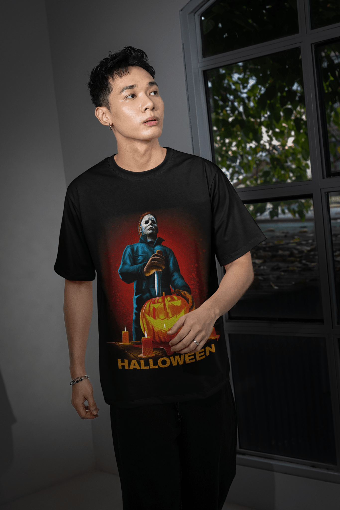 Scary Movie Halloween DTF Transfer – Spooky Horror Inspired Ready - to - Press Design - KT SUBLIMATION, DTF AND MORE LLC