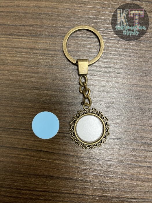 Stainless Steel Keychain with Insert for Sublimation – Customizable Keyring Blank - KT SUBLIMATION, DTF AND MORE LLC
