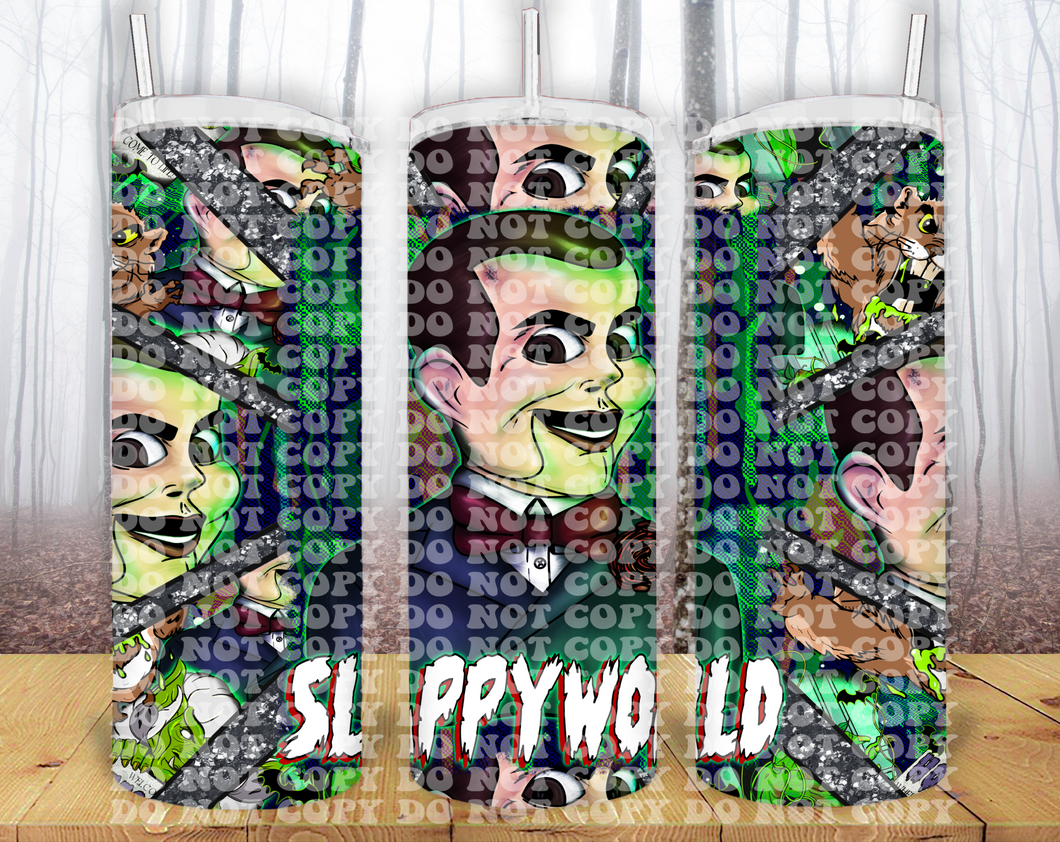 Slappy the Dummy 20oz Tumbler Sublimation Print