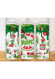 Grinch 3D 20oz Tumbler Sublimation Print