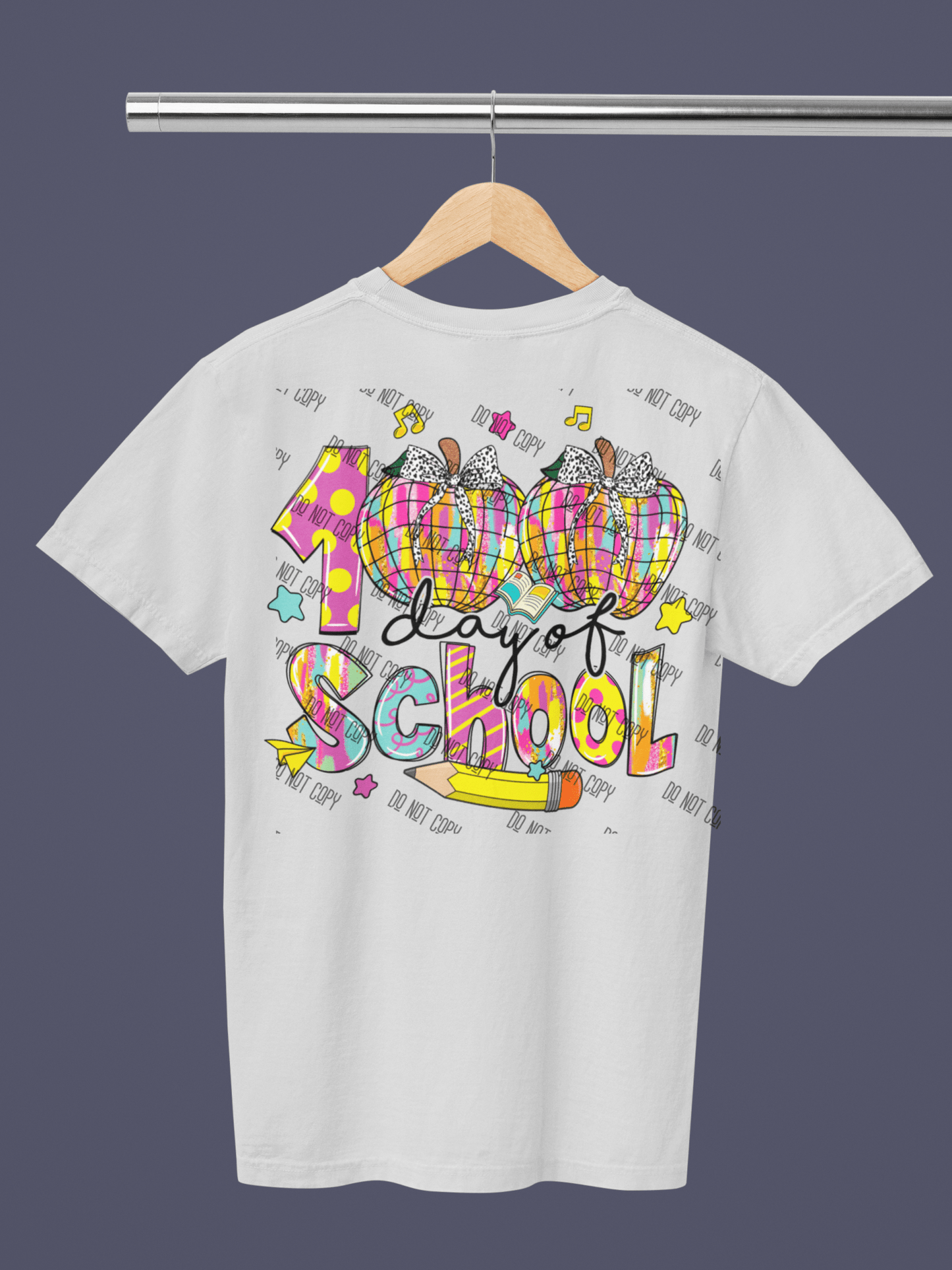 100 Days of School DTF Transfer – Celebrate a Milestone in Style! - KT SUBLIMATION, DTF AND MORE LLC