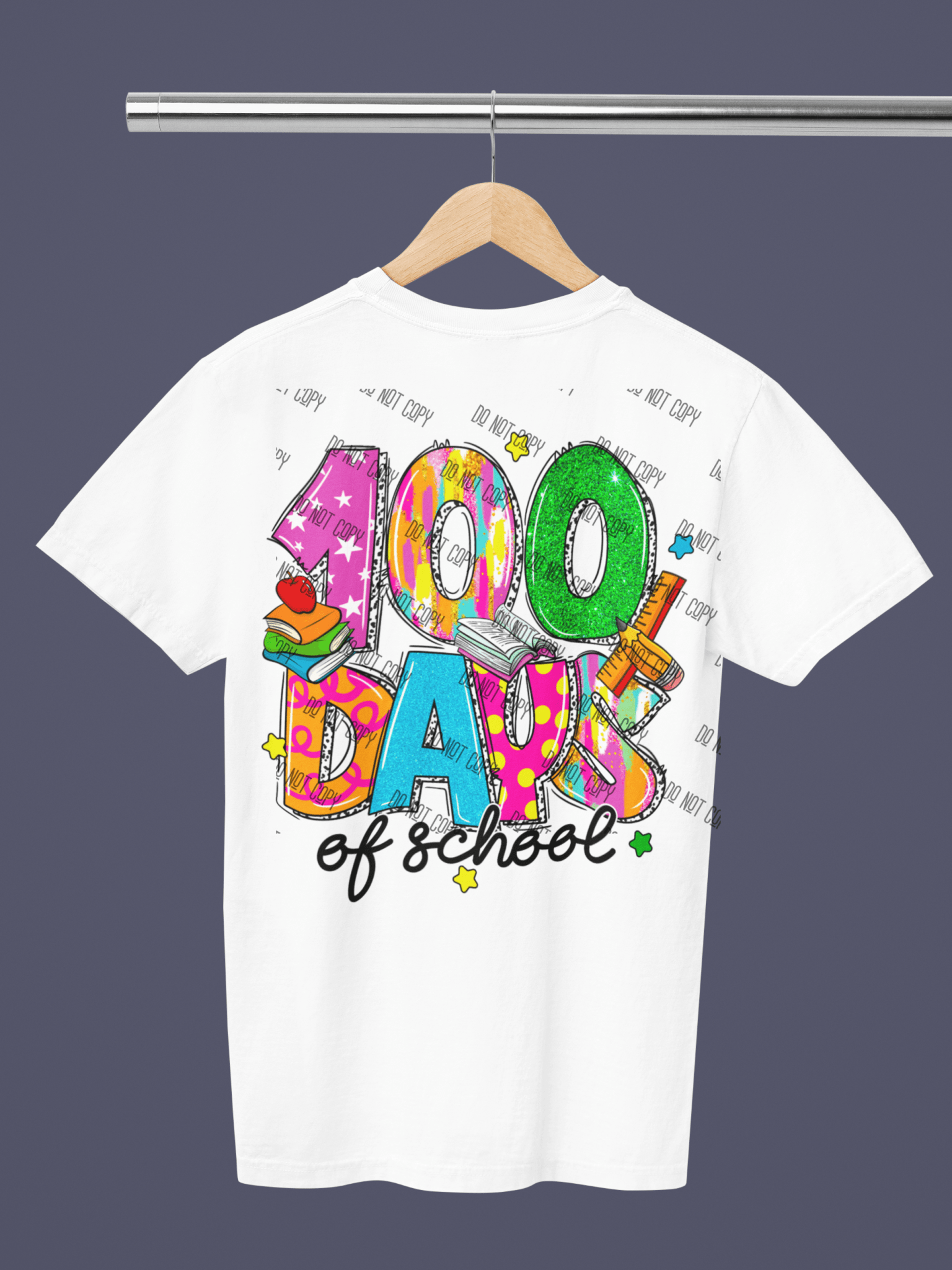 100 Days of School DTF Transfer – Celebrate a Milestone in Style! - KT SUBLIMATION, DTF AND MORE LLC