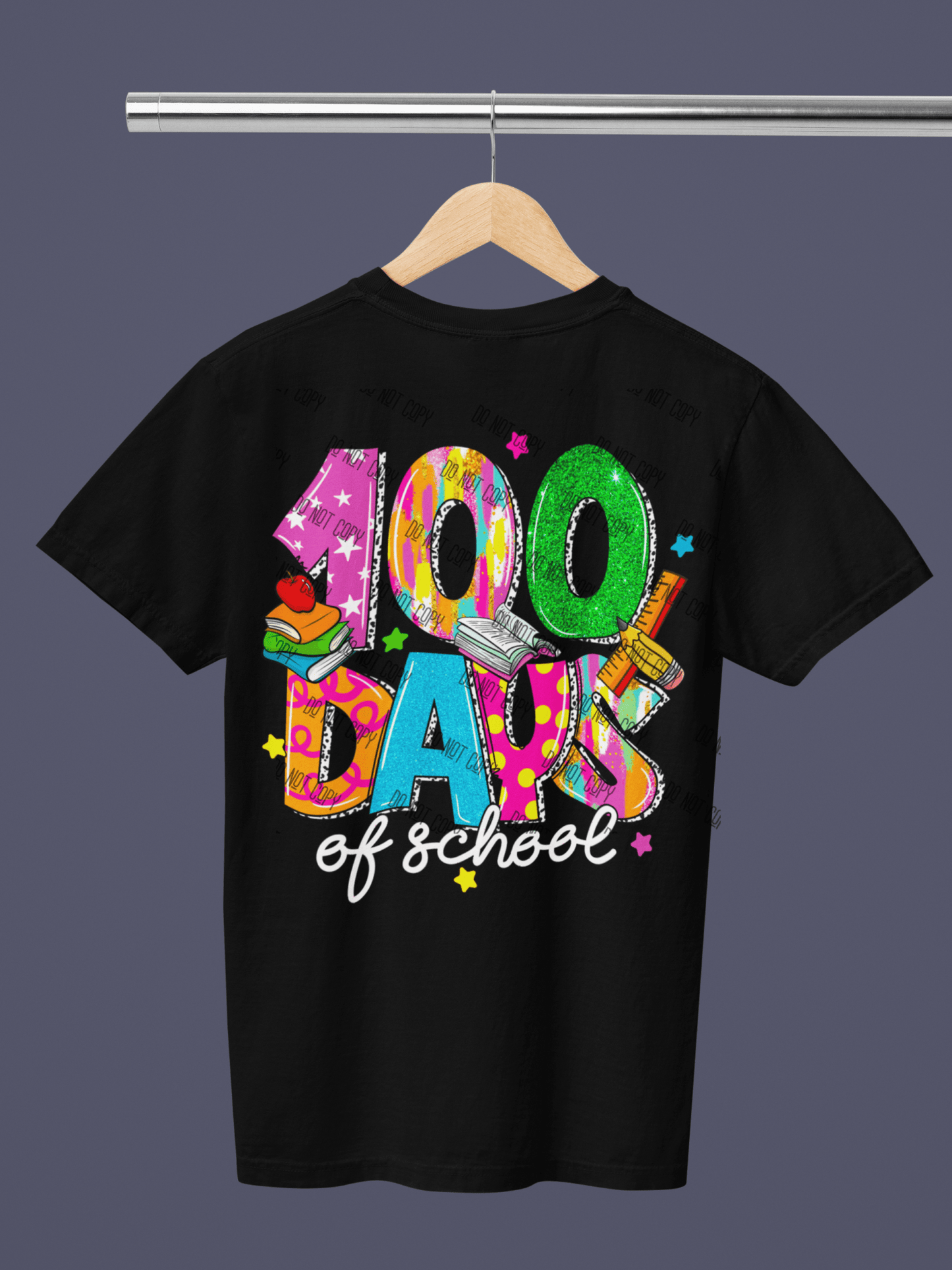 100 Days of School DTF Transfer – Celebrate a Milestone in Style! - KT SUBLIMATION, DTF AND MORE LLC