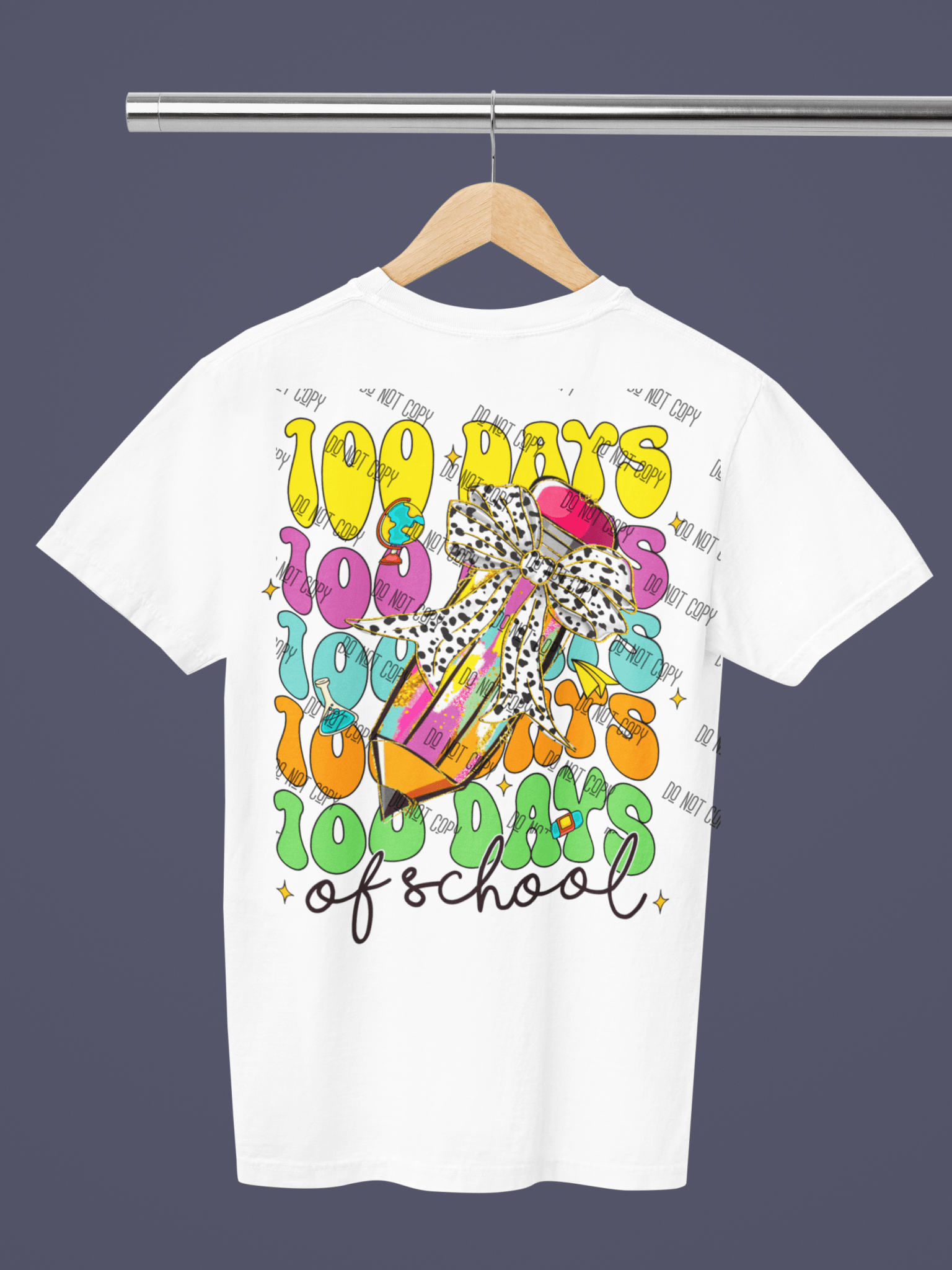 100 Days of School DTF Transfer – Celebrate a Milestone in Style! - KT SUBLIMATION, DTF AND MORE LLC
