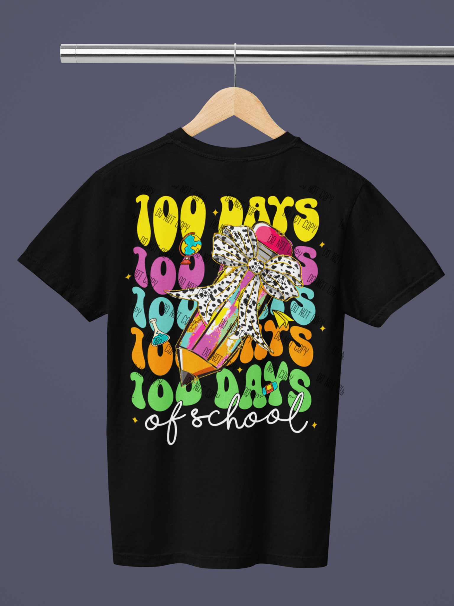 100 Days of School DTF Transfer – Celebrate a Milestone in Style! - KT SUBLIMATION, DTF AND MORE LLC