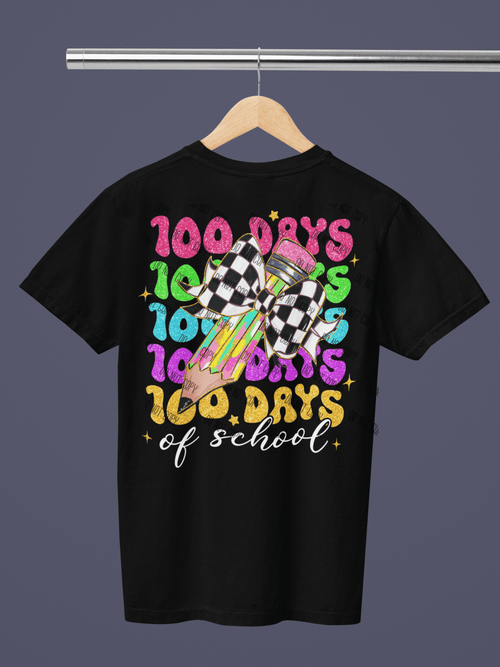 100 Days of School DTF Transfer – Celebrate a Milestone in Style! - KT SUBLIMATION, DTF AND MORE LLC