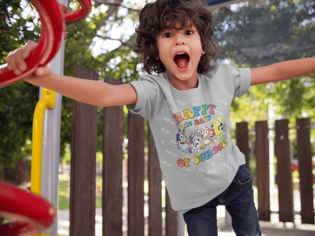 100 Days of School DTF Transfer – Celebrate Learning in Style! 🎉📚 - KT SUBLIMATION, DTF AND MORE LLC