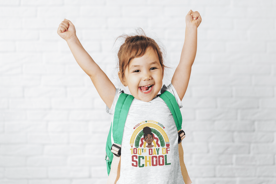 100 Days of School DTF Transfer – Celebrate Learning in Style! 🎉📚 - KT SUBLIMATION, DTF AND MORE LLC