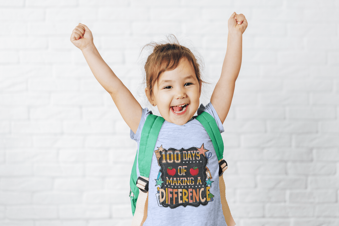 100 Days of School DTF Transfer – Celebrate Learning in Style! 🎉📚 - KT SUBLIMATION, DTF AND MORE LLC