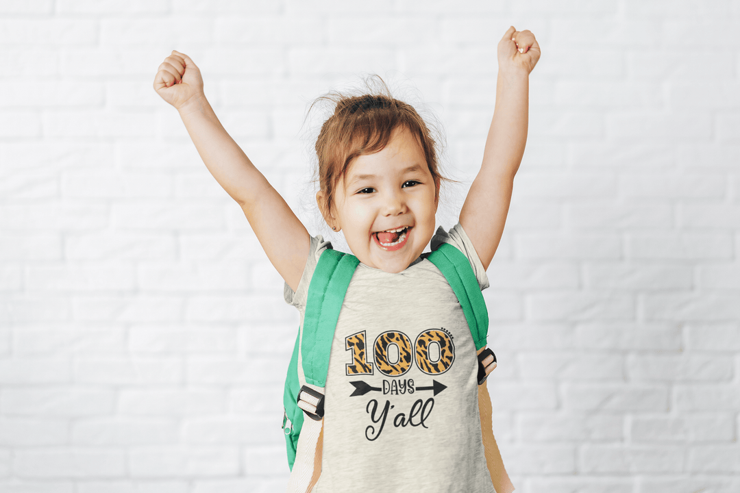 100 Days of School DTF Transfer – Celebrate Learning in Style! 🎉📚 - KT SUBLIMATION, DTF AND MORE LLC