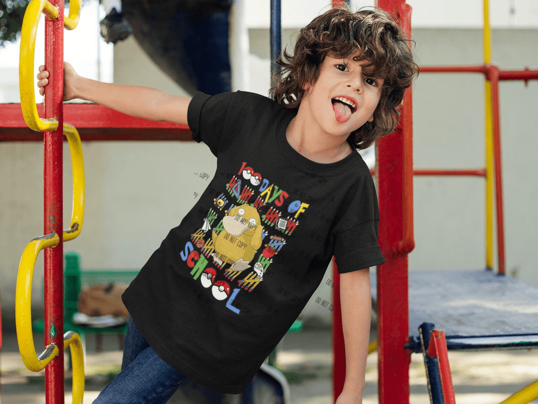 100 Days of School DTF Transfer – Fun & Festive Milestone Design 🎉📚 - KT SUBLIMATION, DTF AND MORE LLC