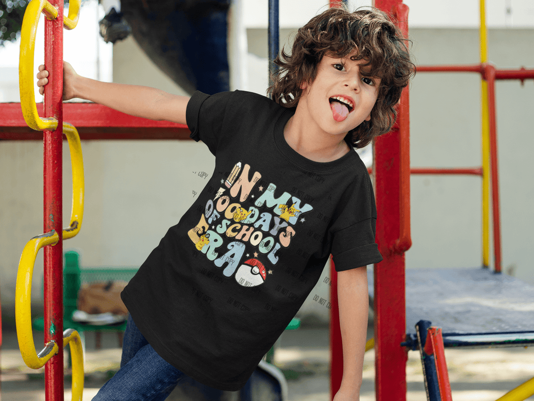 100 Days of School DTF Transfer – Fun & Festive Milestone Design 🎉📚 - KT SUBLIMATION, DTF AND MORE LLC