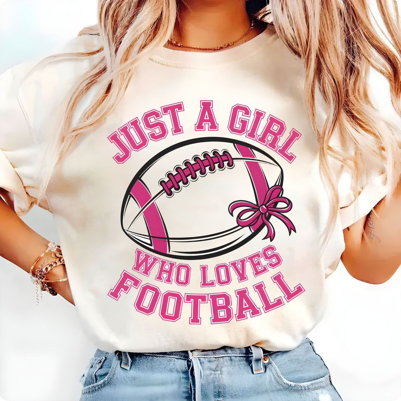 Football Season DTF Transfer – Game Day Vibes & Team Spirit Design, Ready to Press