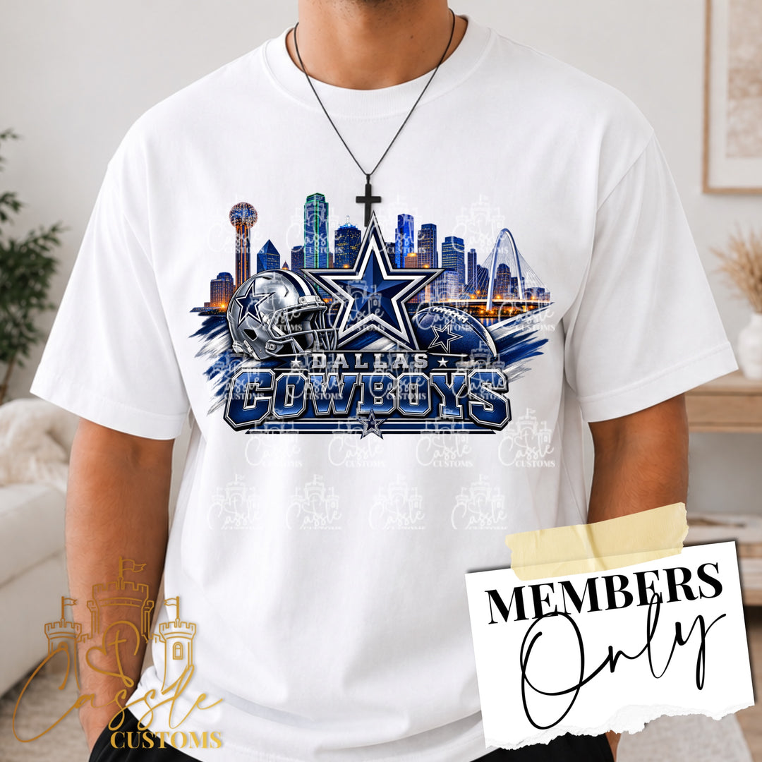 Houston Cowboys DTF Transfer – Ready-to-Press Design
