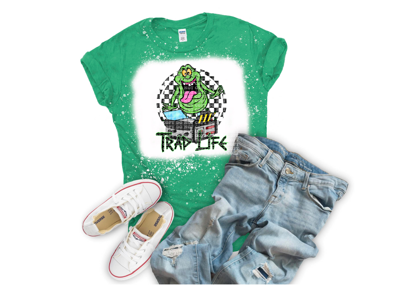 Trad Life Slimer DTF  Ready to press transfer