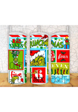 Grinch 3D 20oz Tumbler Sublimation Print