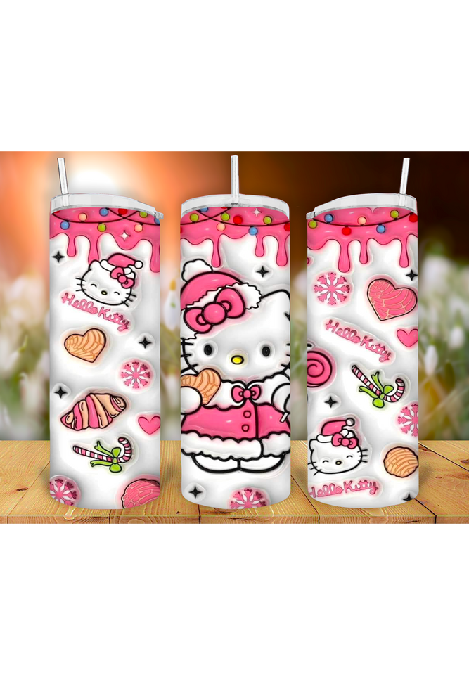 Kitty 20oz Tumbler Sublimation Print