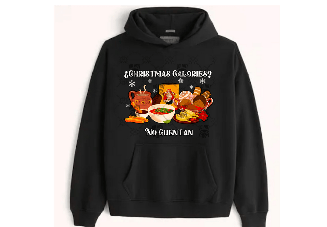 2 Christmas Calories? No cuenta DTF - KT SUBLIMATION, DTF AND MORE LLC