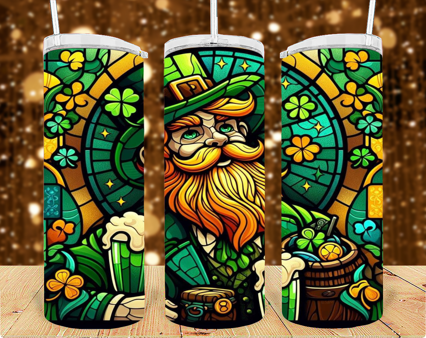 San Patrick day 20oz tumbler sublimation print