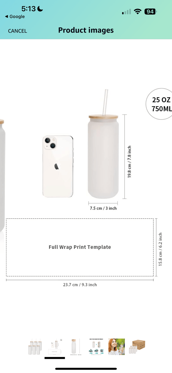 25oz Frosted Can Beer Glass Cup with Bamboo Lid – Custom Sublimation Drinkware - KT SUBLIMATION, DTF AND MORE LLC