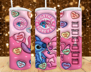 Together forever 20oz Tumbler Sublimation Print