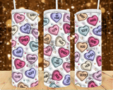 Love 20oz Tumbler Sublimation Print