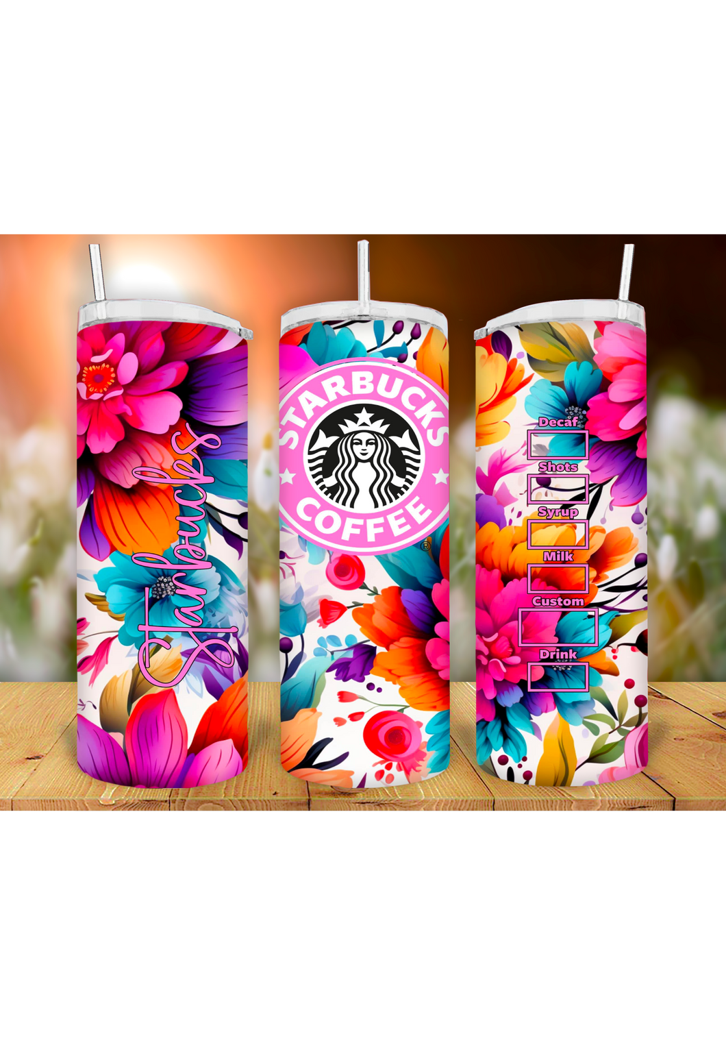 Starbucks 20oz Tumbler Sublimation Print