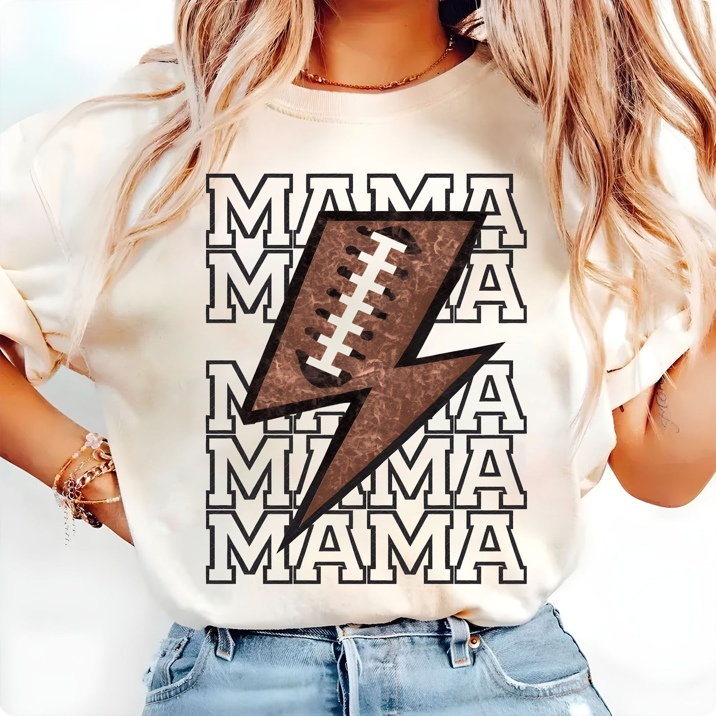 Football Season DTF Transfer – Game Day Vibes & Team Spirit Design, Ready to Press