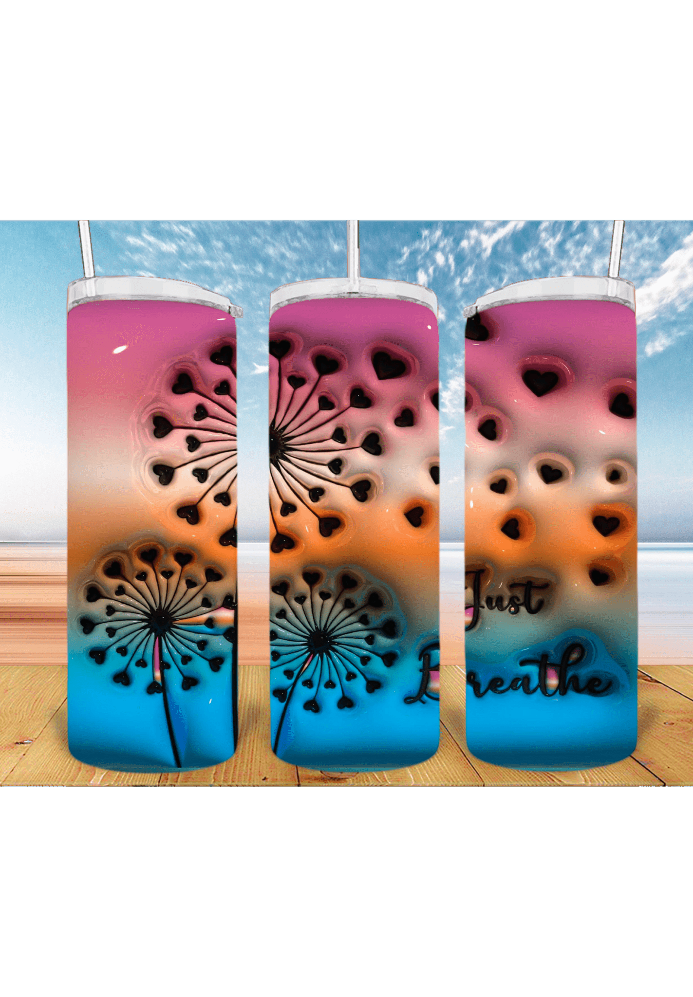 3D 20oz Tumbler Sublimation Print