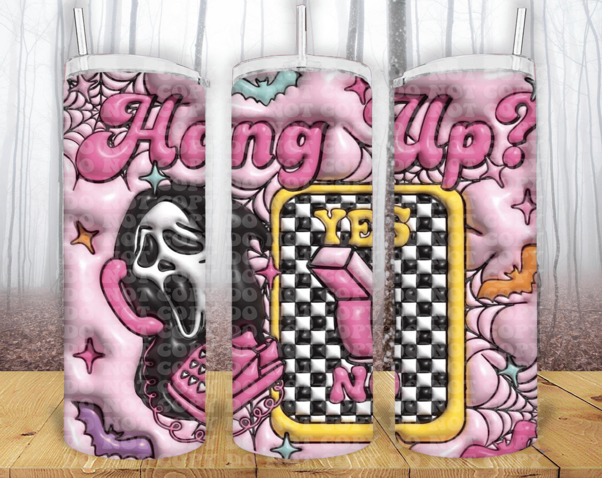 3D 20oz Tumbler Sublimation Print