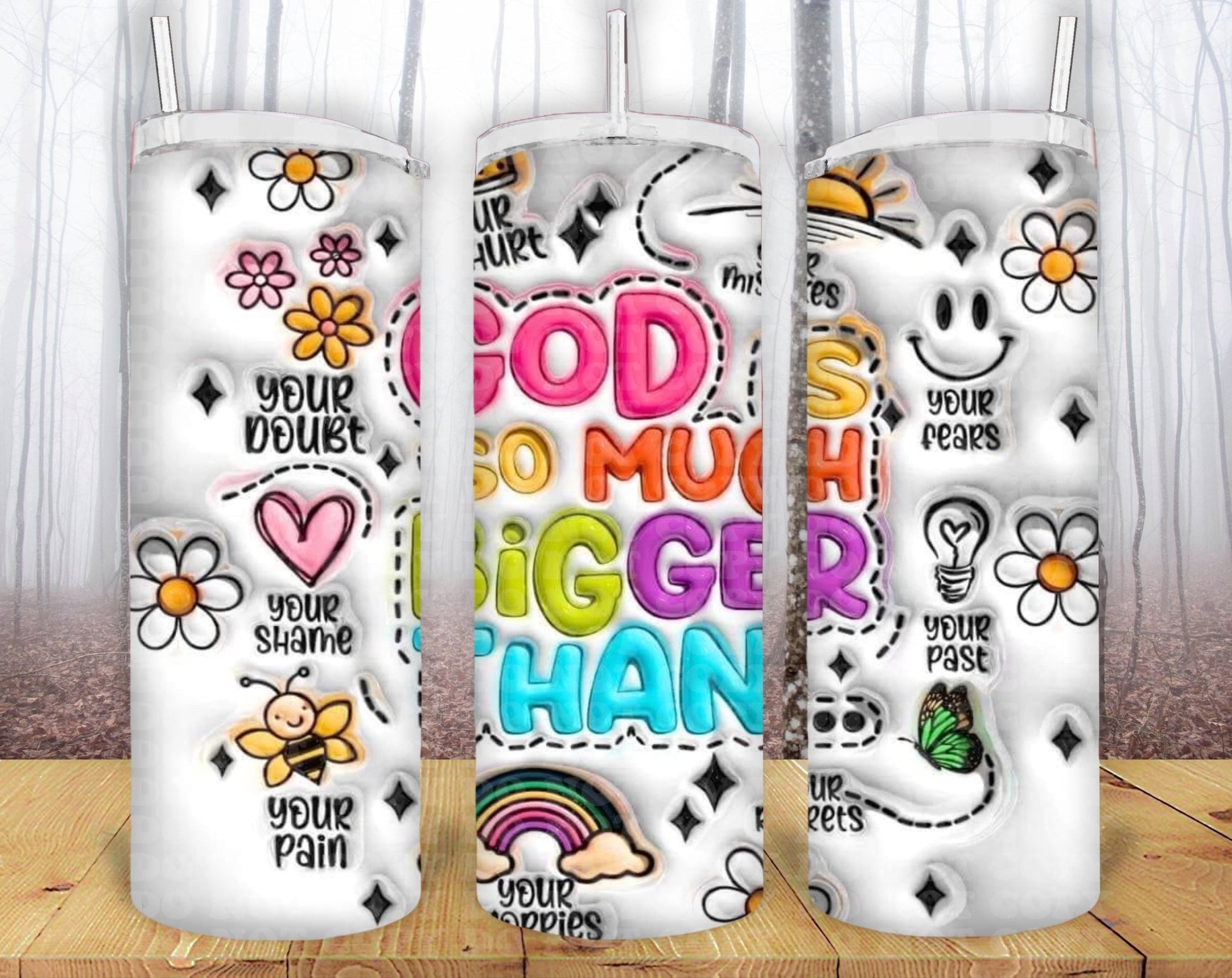 3D 20oz Tumbler Sublimation Print - KT SUBLIMATION, DTF AND MORE LLC