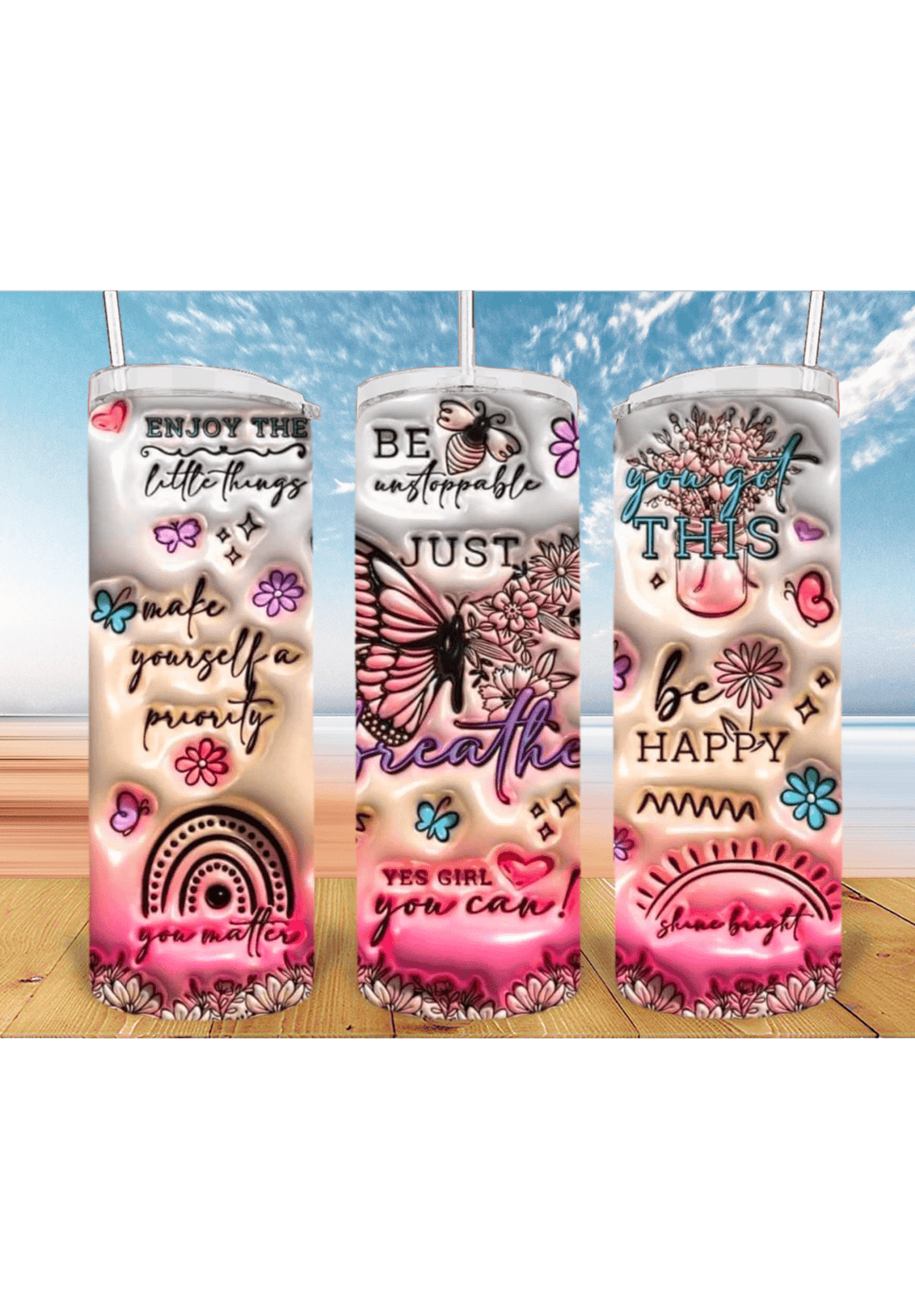 3D 20oz Tumbler Sublimation Print - KT SUBLIMATION, DTF AND MORE LLC