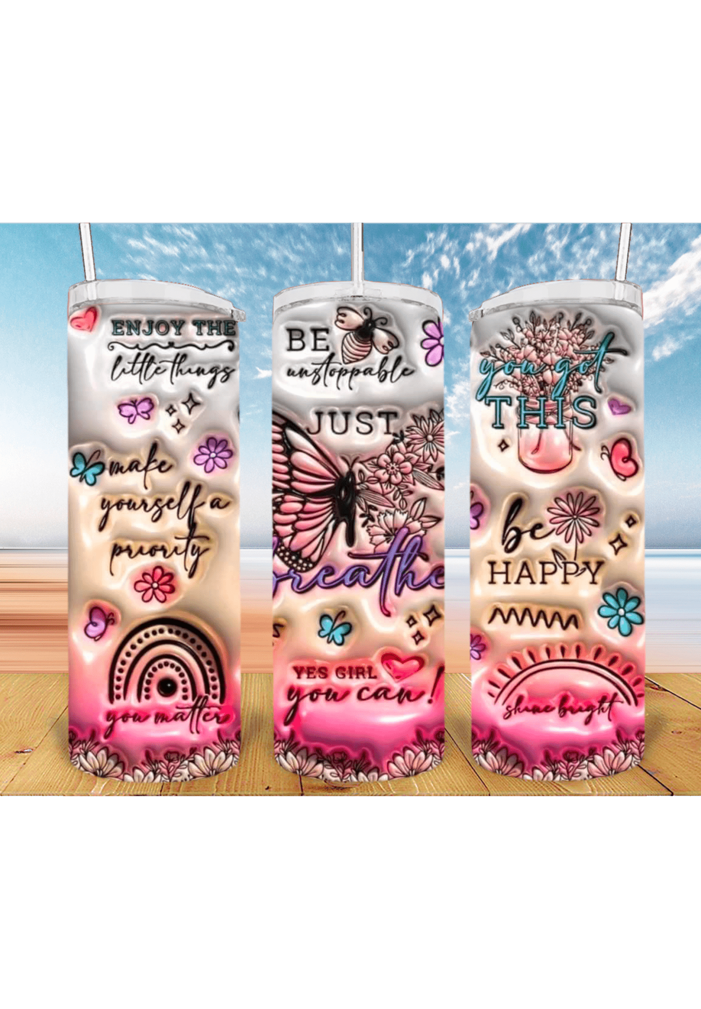 3D 20oz Tumbler Sublimation Print - KT SUBLIMATION, DTF AND MORE LLC