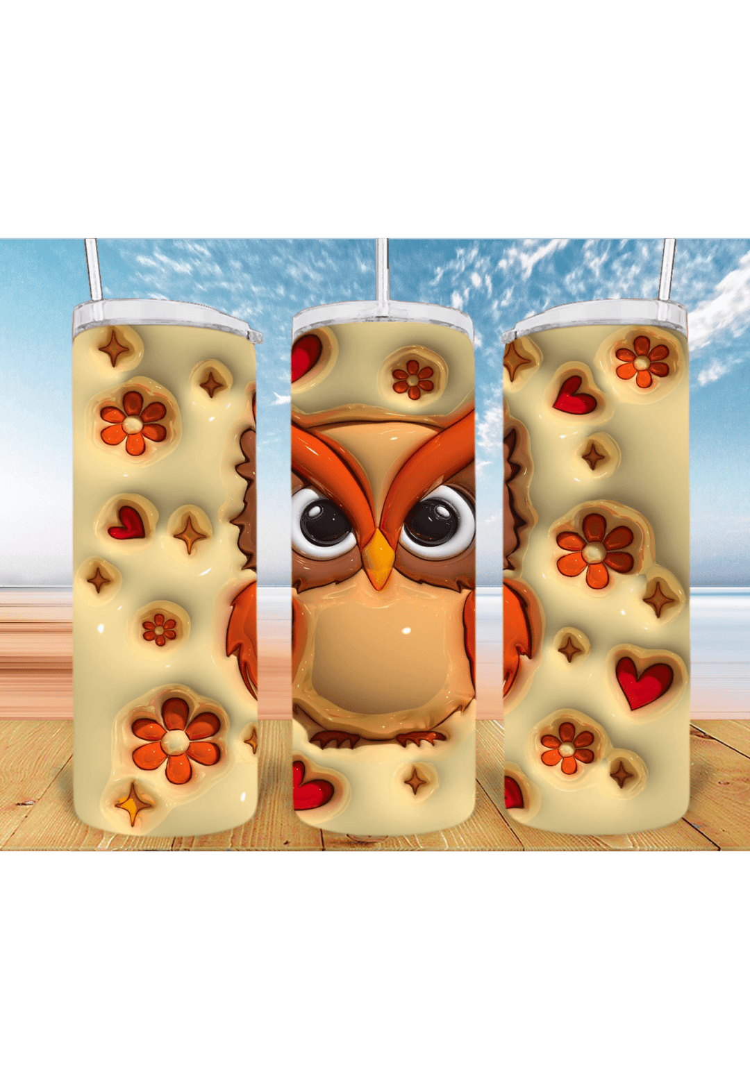 3D 20oz Tumbler Sublimation Print - KT SUBLIMATION, DTF AND MORE LLC