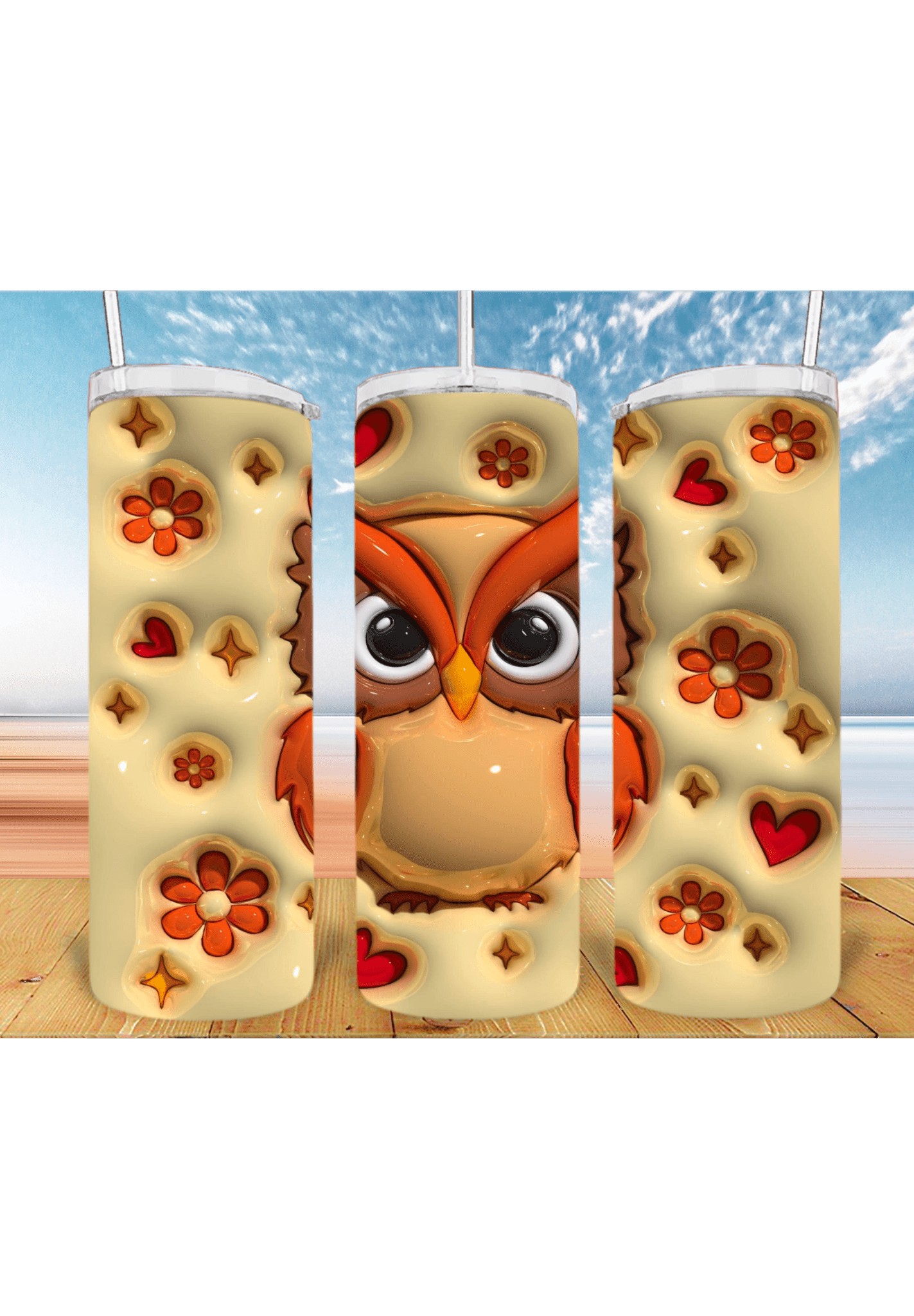 3D 20oz Tumbler Sublimation Print - KT SUBLIMATION, DTF AND MORE LLC