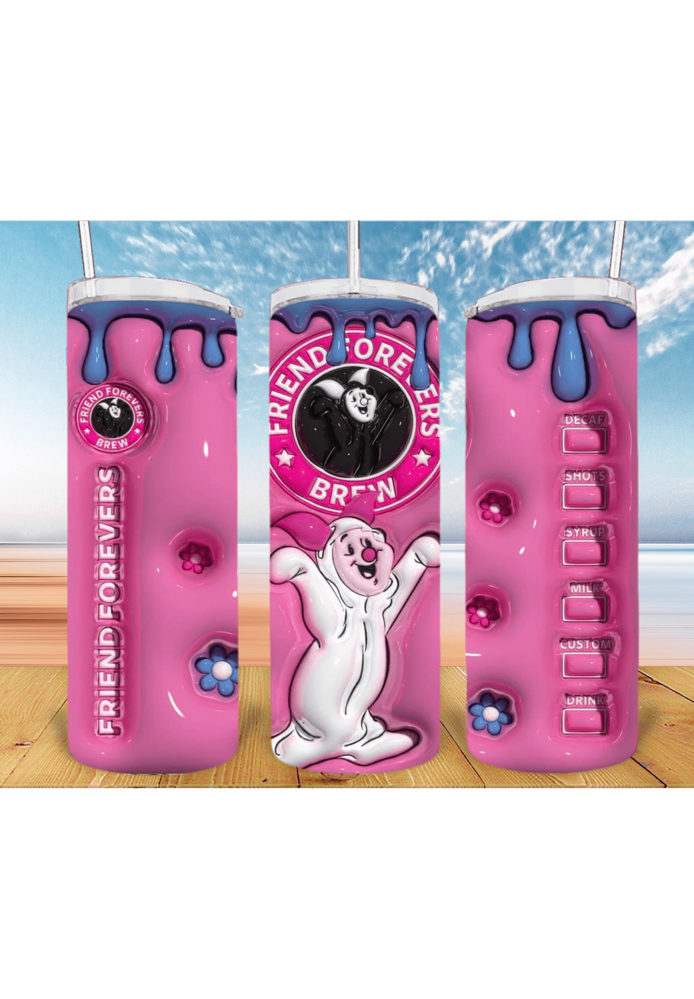 3D 20oz Tumbler Sublimation Print - KT SUBLIMATION, DTF AND MORE LLC