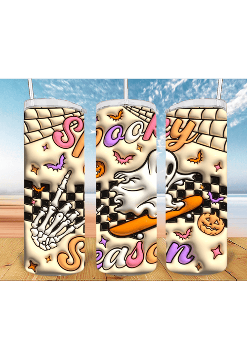 3D Halloween 20oz Tumbler Sublimation Print – Spooky & Realistic Designs 🎃👻 - KT SUBLIMATION, DTF AND MORE LLC
