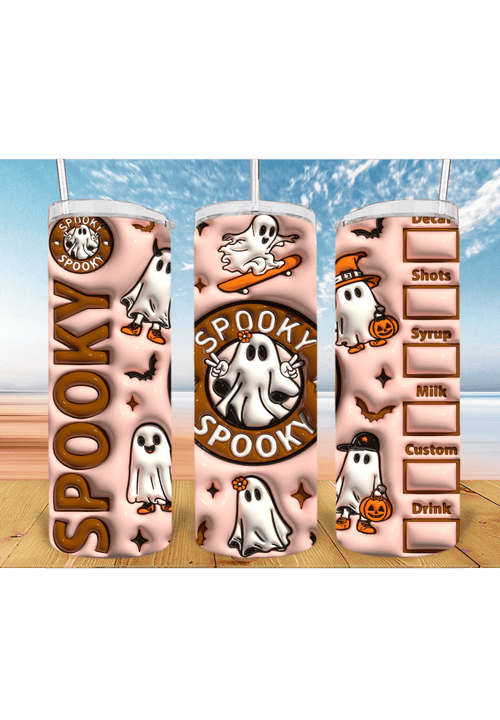 3D Halloween 20oz Tumbler Sublimation Print – Spooky & Realistic Designs 🎃👻 - KT SUBLIMATION, DTF AND MORE LLC