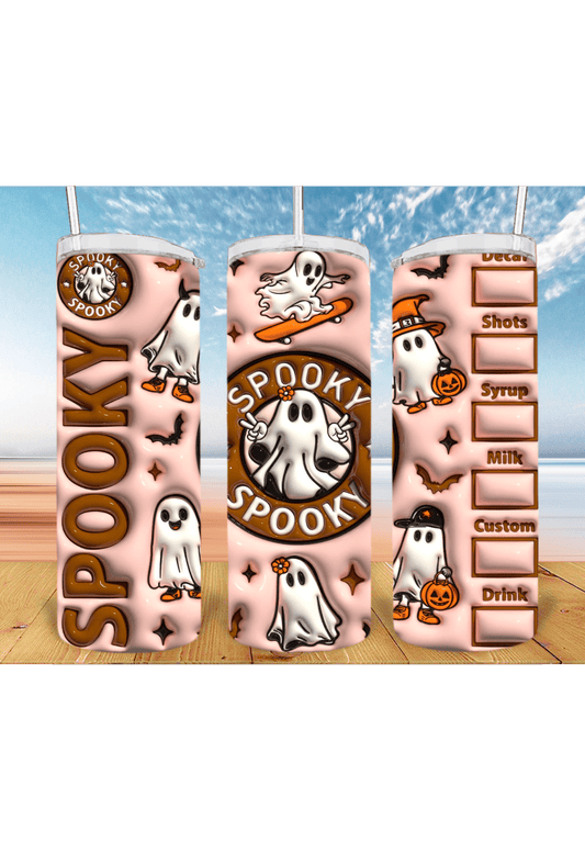 3D Halloween 20oz Tumbler Sublimation Print – Spooky & Realistic Designs 🎃👻 - KT SUBLIMATION, DTF AND MORE LLC