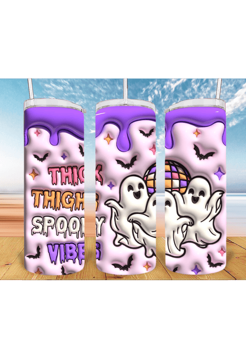 3D Halloween 20oz Tumbler Sublimation Print – Spooky & Realistic Designs 🎃👻 - KT SUBLIMATION, DTF AND MORE LLC