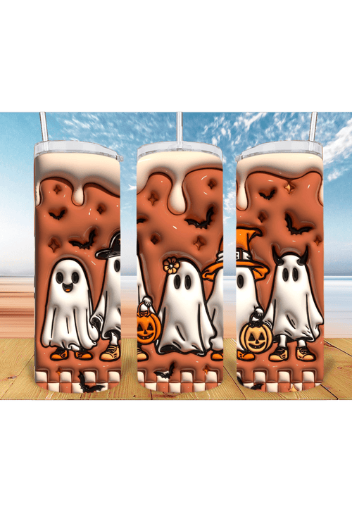 3D Halloween 20oz Tumbler Sublimation Print – Spooky & Realistic Designs 🎃👻 - KT SUBLIMATION, DTF AND MORE LLC